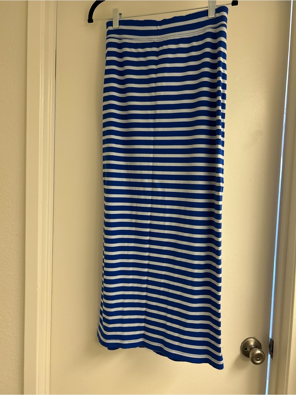 Offline by Aerie Blue Striped Maxi Skirt